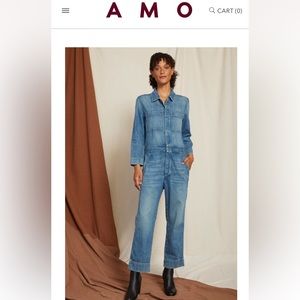 Amo Denim Jumpsuit: Gently used and ready for weekly use this pumpkin season.